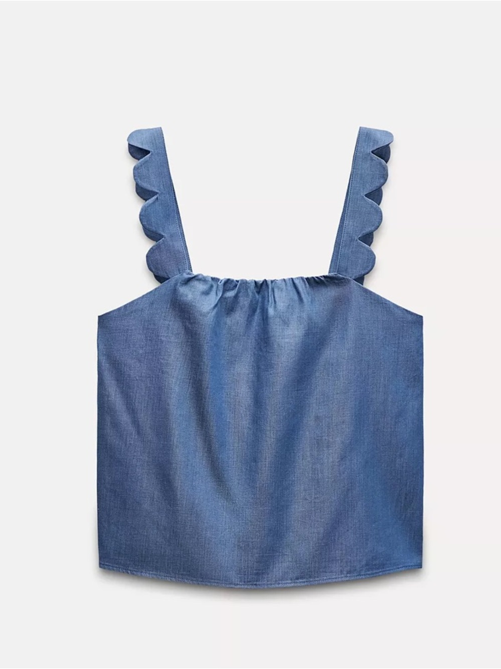 Zara Scallop Strap women’s top small